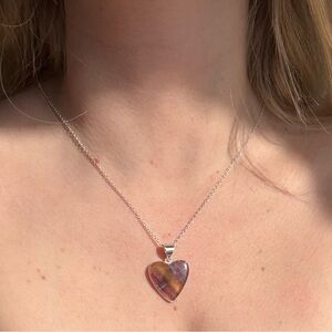 Fluorite Pendant Necklace